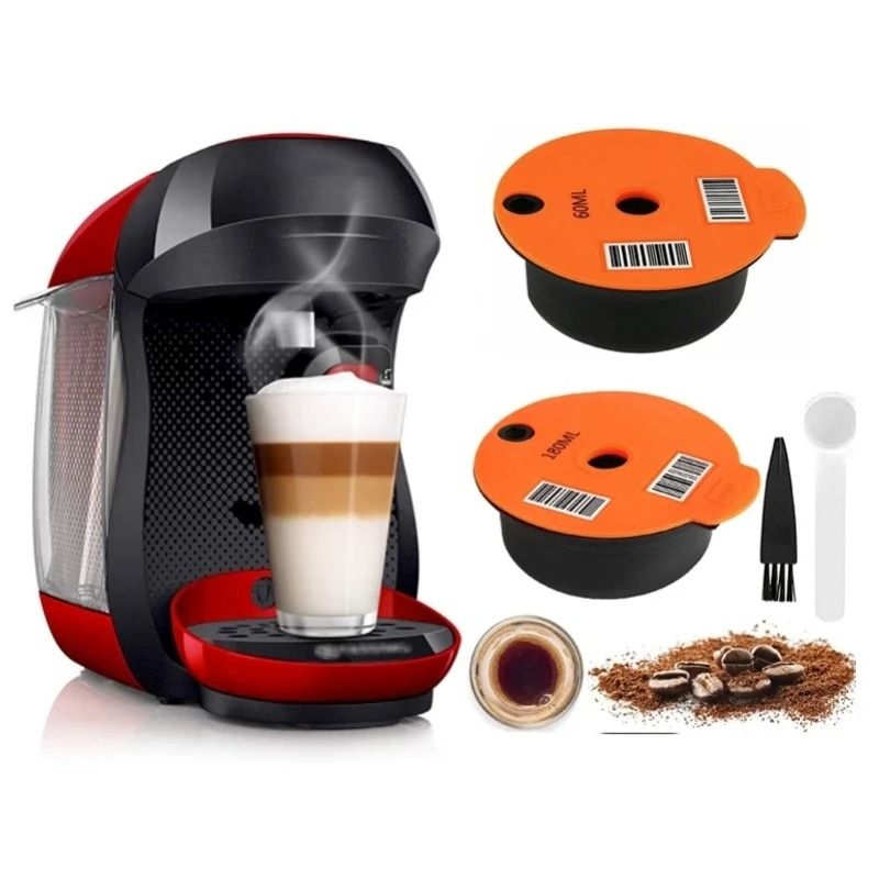 Reusable Coffee Capsule Pods For Tassimo Machines Refillable Filter Eco Friendly Coffee Maker Pod 1