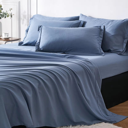 7Piece Queen Bed In A Bag Comforter Set  Modern Solid Geometry Bedding With Sheets  Pillowcases 3