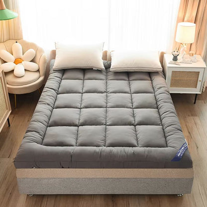 Queen Mattress Topper  Extra Thick 1000 GSM Bed Pad With Elastic Pocket For Body Pain Relief  Comfo