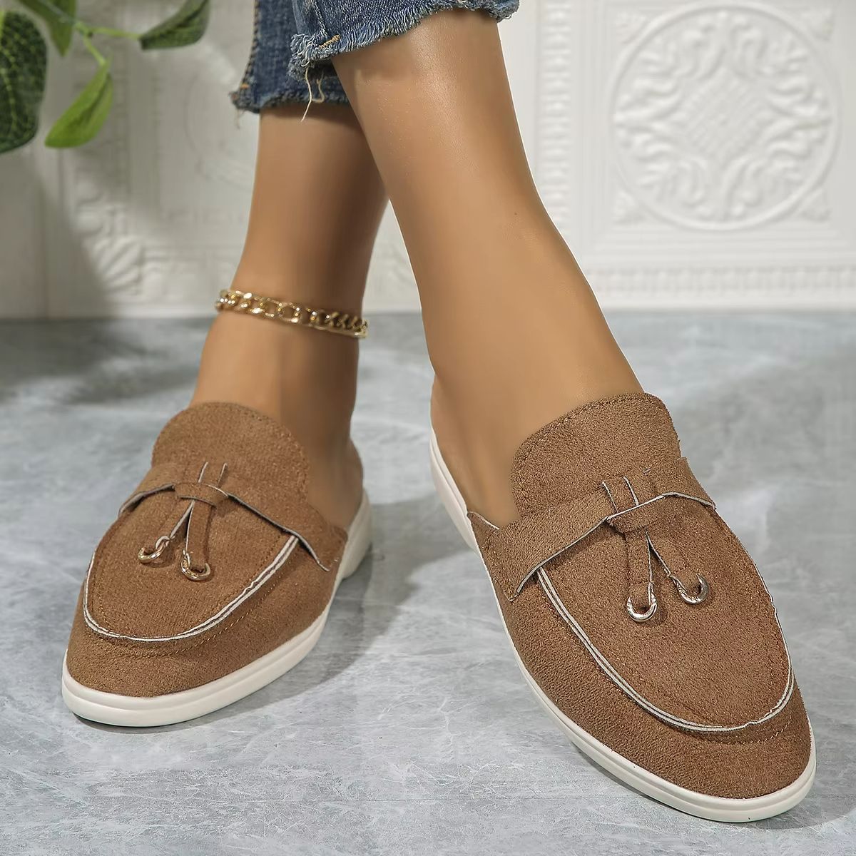 Everyday Ease PlusSize SlipOn Sneakers  Lightweight Vulcanized Mesh Loafers 11