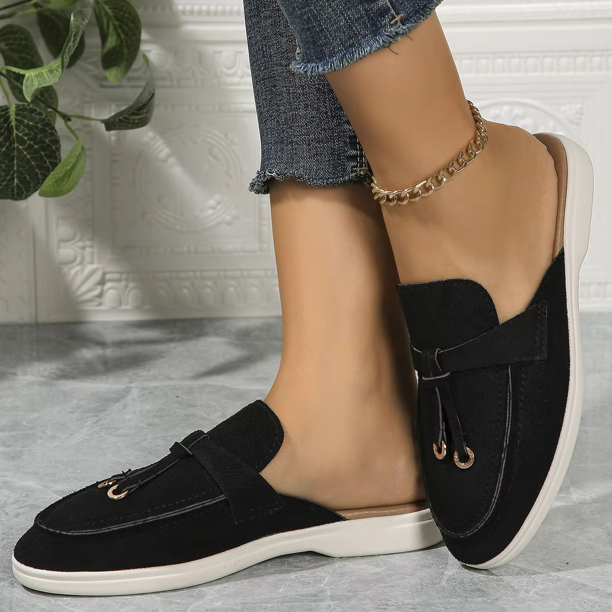 Everyday Ease PlusSize SlipOn Sneakers  Lightweight Vulcanized Mesh Loafers 8
