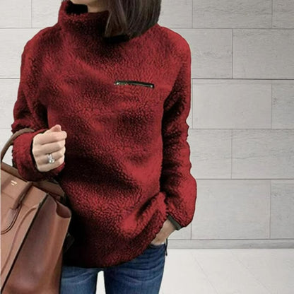 CozyZip SuperSoft Turtleneck Pullover  Womens Winter Zipper Sweater 5