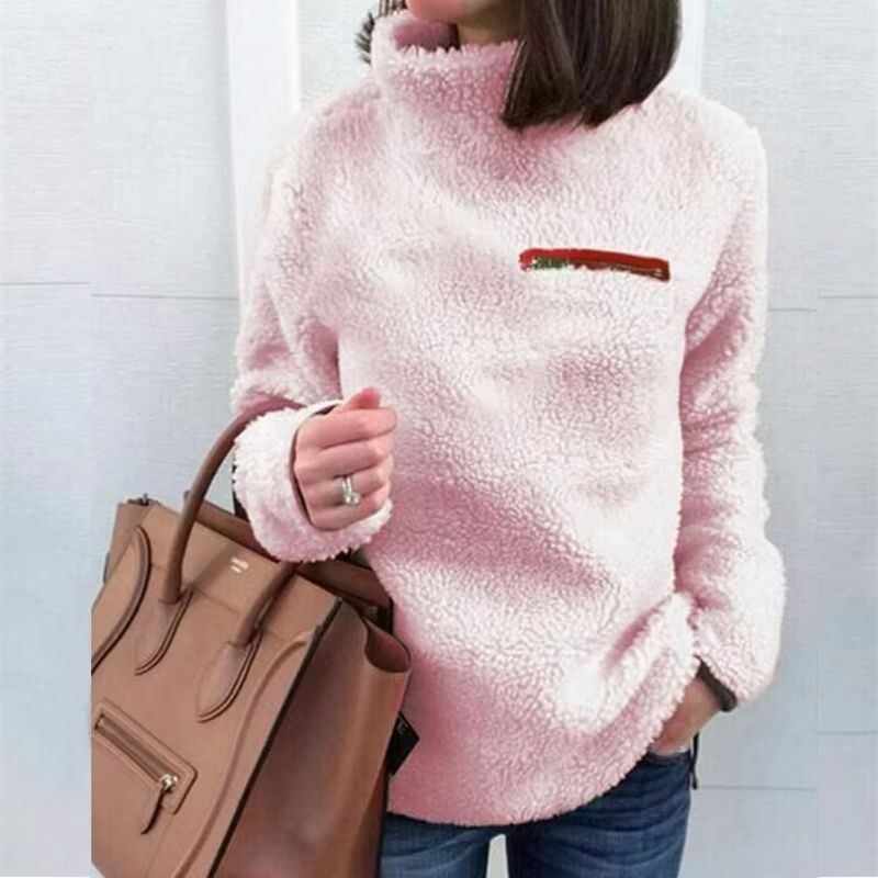 CozyZip SuperSoft Turtleneck Pullover  Womens Winter Zipper Sweater 4