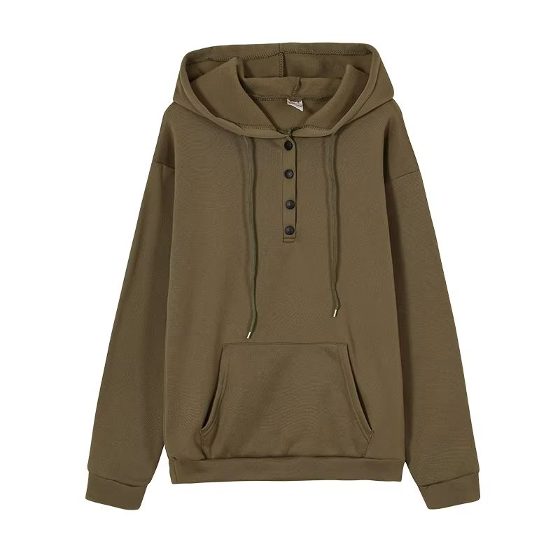 Everyday Ease Oversized Drawstring Hoodie  Comfy Pocketed Pullover 12