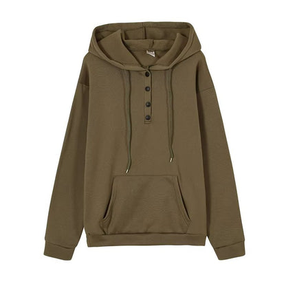 Everyday Ease Oversized Drawstring Hoodie  Comfy Pocketed Pullover 12