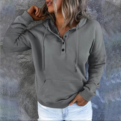 Everyday Ease Oversized Drawstring Hoodie  Comfy Pocketed Pullover 1