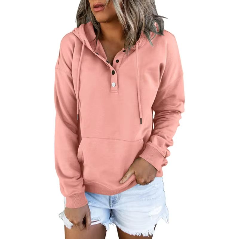 Everyday Ease Oversized Drawstring Hoodie  Comfy Pocketed Pullover 3