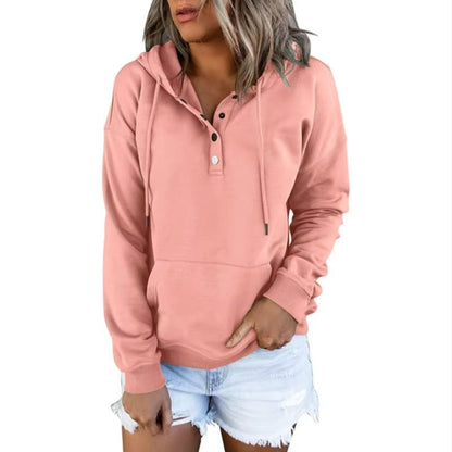 Everyday Ease Oversized Drawstring Hoodie  Comfy Pocketed Pullover 3
