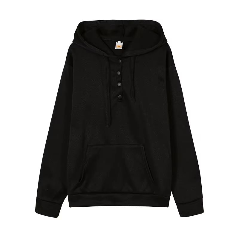 Everyday Ease Oversized Drawstring Hoodie  Comfy Pocketed Pullover 6