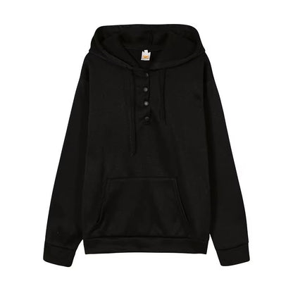Everyday Ease Oversized Drawstring Hoodie  Comfy Pocketed Pullover 6