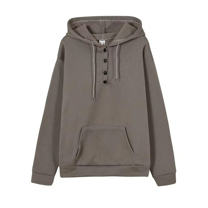 Everyday Ease Oversized Drawstring Hoodie  Comfy Pocketed Pullover 8