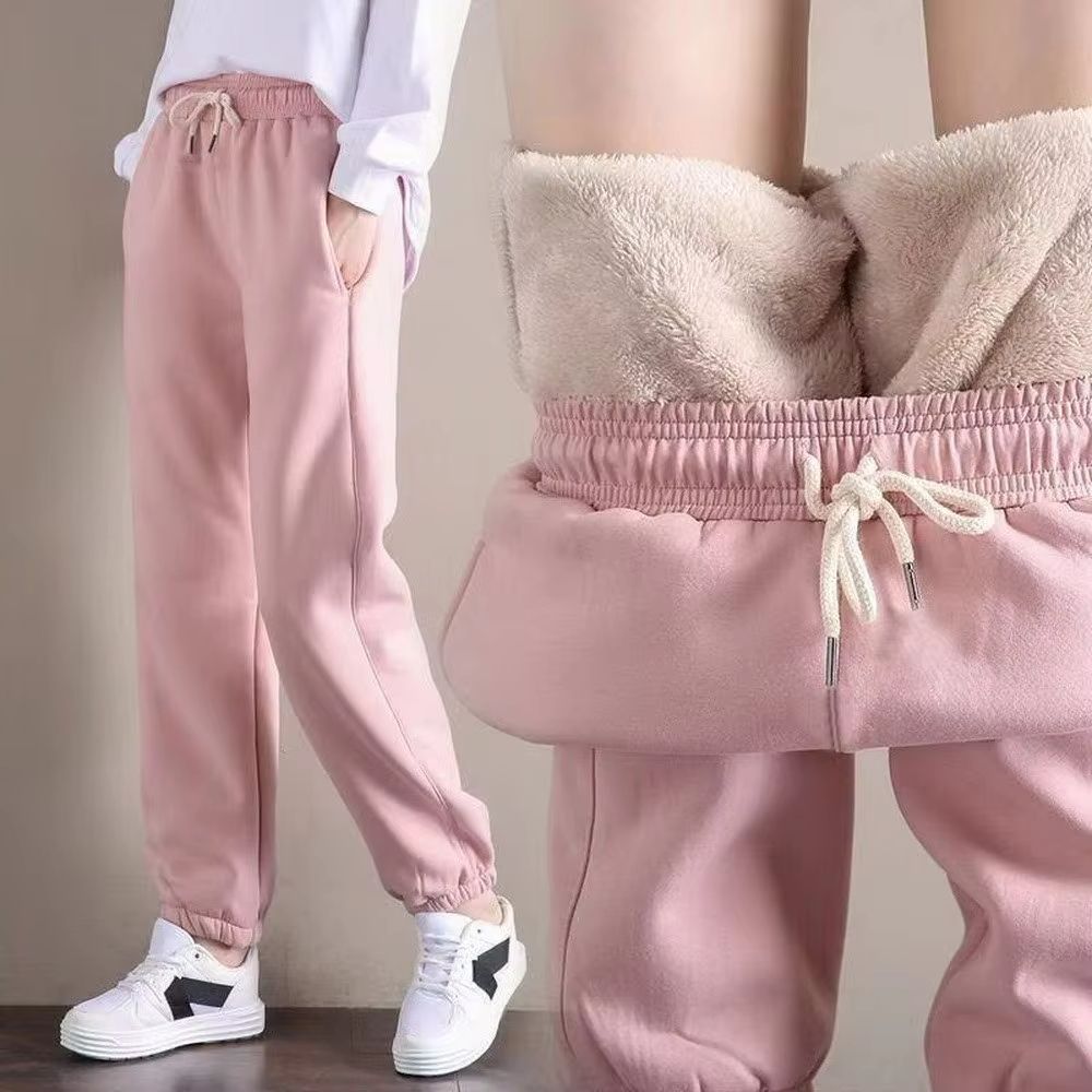 FuzzEase Plus-Size Fleece-Lined Leggings – Thick Winter Thermal Pants
