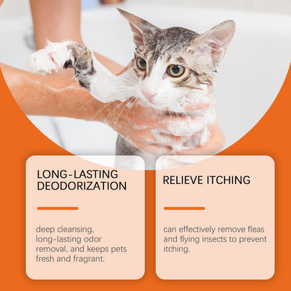 Deep Cleansing Pet Shampoo For Dogs Cats Odor Control Relieve Itching Keep PH Balance Soft Fluffy S 2