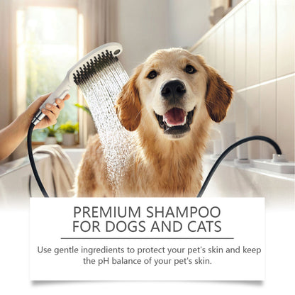 Deep Cleansing Pet Shampoo For Dogs Cats Odor Control Relieve Itching Keep PH Balance Soft Fluffy S 3