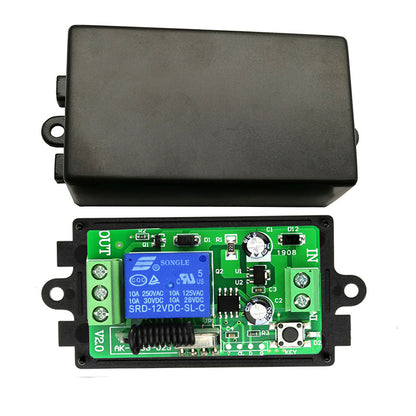 3000m Range Wireless Remote Control Switch Kit with 433MHz RF Transmitter, Receiver for LED Lights, Motor Relay Output