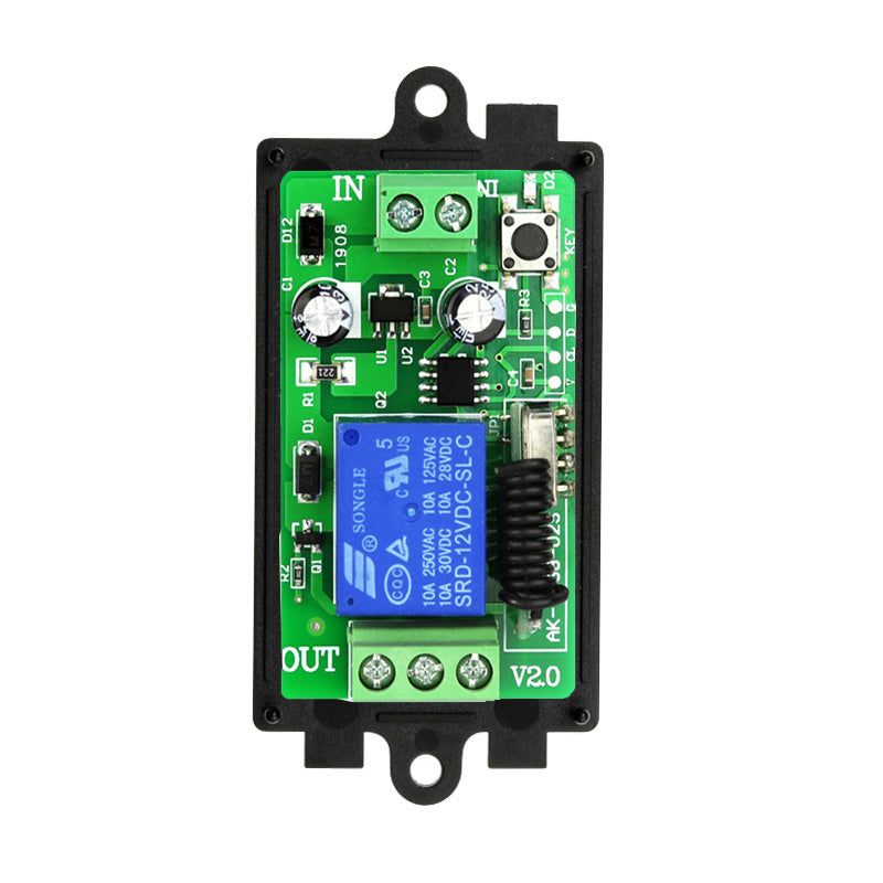 3000m Range Wireless Remote Control Switch Kit with 433MHz RF Transmitter, Receiver for LED Lights, Motor Relay Output