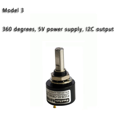 Non-Contact Angle Sensor, 0-360° No Dead Angle Displacement Sensor Digital Potentiometer Replacement