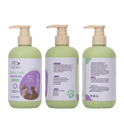 Pet Dog Body Wash Cat Dog Shampoo, Mild Bath Liquid Shampoo, Long Lasting Fragrance for Clean Healthy Pets
