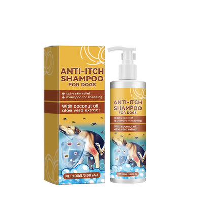 100ml New Itch Shampoo For Dogs, Anti Itching, Allergic Skin Relief, Nourishing Pet Shampoo For Grooming And Hair Care