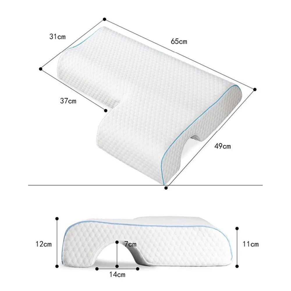 Memory Foam Pillow For Side Sleepers Anti Pressure Arm Rest Pillow With Slow Rebound For Ultimate C