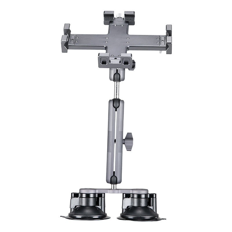 FANAUE Car Tablet Holder Suction Cup Mount, Adjustable Ball Tablet Mount for Vehicle Windshields, Fits RAM Mount Systems
