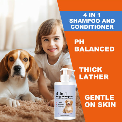 Dog Shampoo 4 In 1 Lavender Chamomile Pet Wash Cleanses Conditions Smoothes Moisturizes Gentle Pet  3
