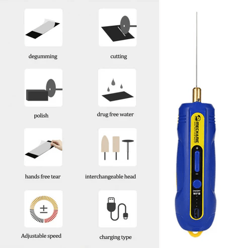 MECHANIC Electric OCA Glue Removal Tool Rechargeable 6in1 For Phone Screen Cleaning Grinding Cuttin 2
