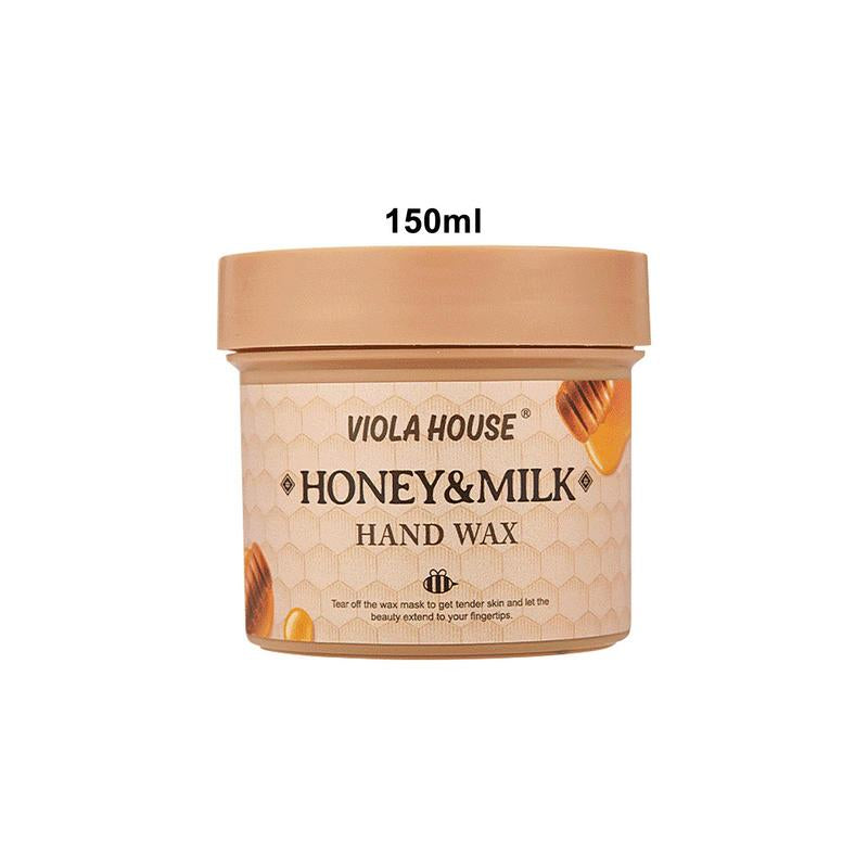 Milk Honey Hand Wax Peel Off Hand Mask, Moisturizing Hydrating Hand Care, Exfoliating Nourishing Hand Film 150g