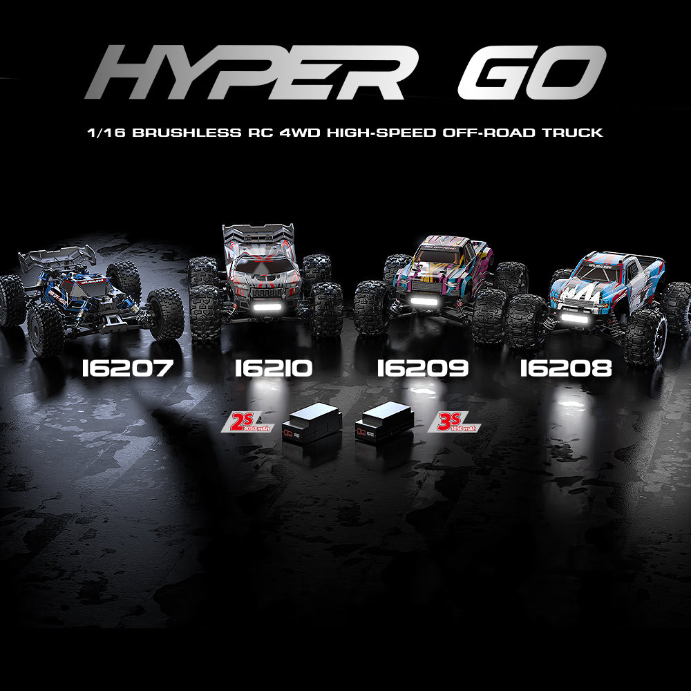 HYPER GO MJX 16207 116 Scale 4WD RC Car 70KMh Brushless Motor OffRoad Remote Control Truck With 24G 2