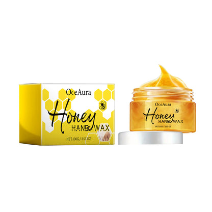 Honey Hand Wax Moisturizing Hand Mask Brightening Exfoliating Cream Nourish Tender Skin Restore Sof 6