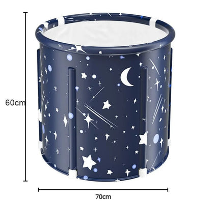 Foldable PVC Bath Bucket For Hot Bath Ice Therapy And Relaxation 1