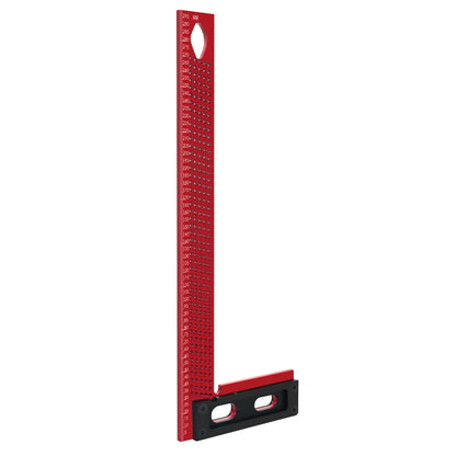 Professional Aluminum Framing Mitre Square, Precision Scriber, and L-Type Hole Ruler Right Angle Protractor