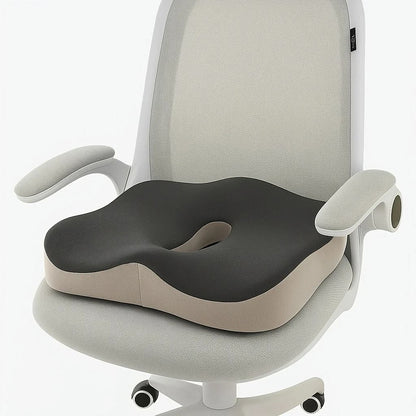Memory Foam Seat Cushion with Ergonomic Pressure Relief Design