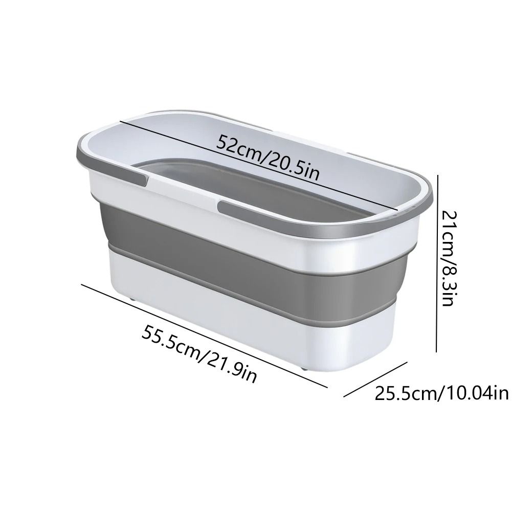 Collapsible Rectangular Washing Basin For Camping And Travel 5