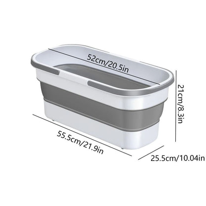 Collapsible Rectangular Washing Basin For Camping And Travel 5