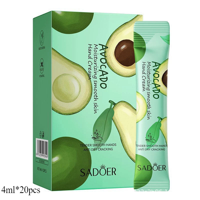 Repair Nourishing Hand Skin Care Soft Hand Cream Lotions Serum Avocado Peach Anti Aging Moisturizin 5