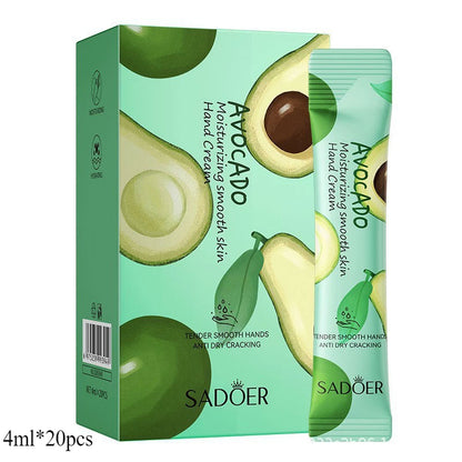 Repair Nourishing Hand Skin Care Soft Hand Cream Lotions Serum Avocado Peach Anti Aging Moisturizin 5