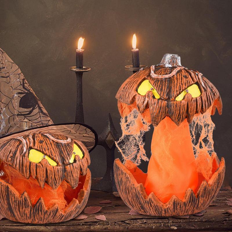 Unique LED Devil Pumpkin, Halloween Evil Lantern, Flashing Ghost Lighting, Festival Lamp, Party Decoration Light