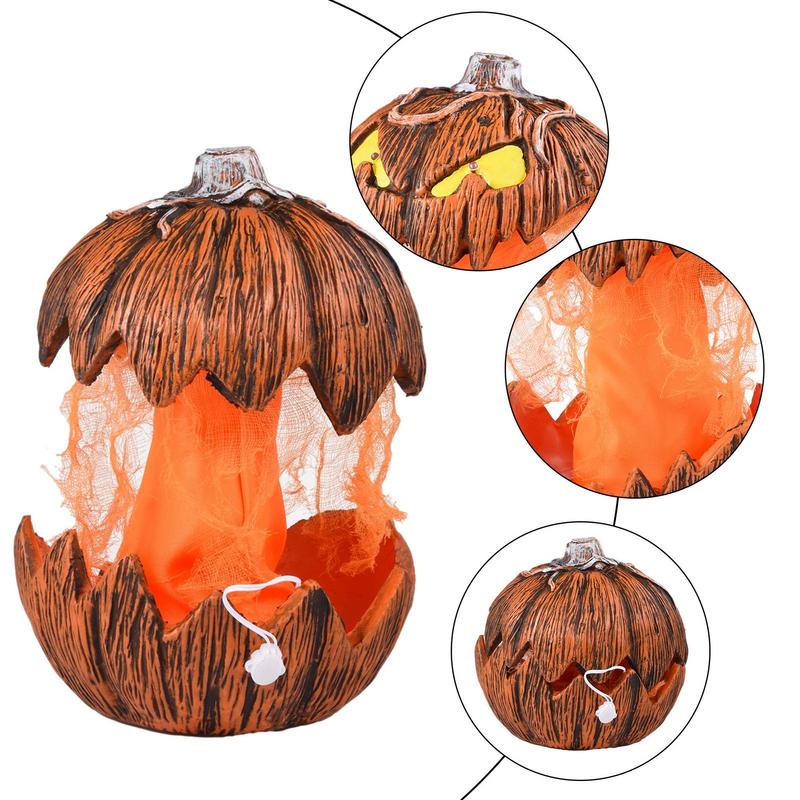 Unique LED Devil Pumpkin Halloween Evil Lantern Flashing Ghost Lighting Festival Lamp Party Decorat 3