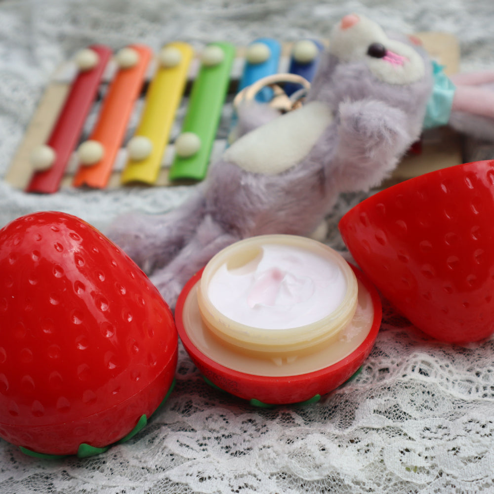 Strawberry Hand Wax Repairing Moisturizing Cream, Exfoliating Hand Mask Scrub, Callus Remover Anti-Aging Foot Care