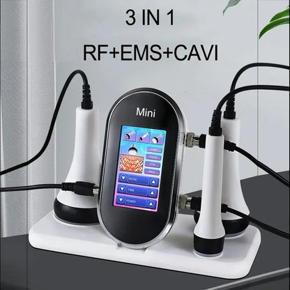 Professional 40K Ultrasonic Cavitation Machine With RF EMS For Radiofrecuencia Corporal Facial Lift 2