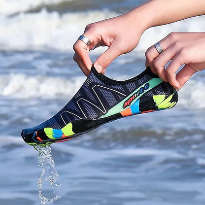 Feslisho QuickDry Water Shoes  Lightweight Unisex Aqua Slippers For Swimming Surfing  Beach Wear 3