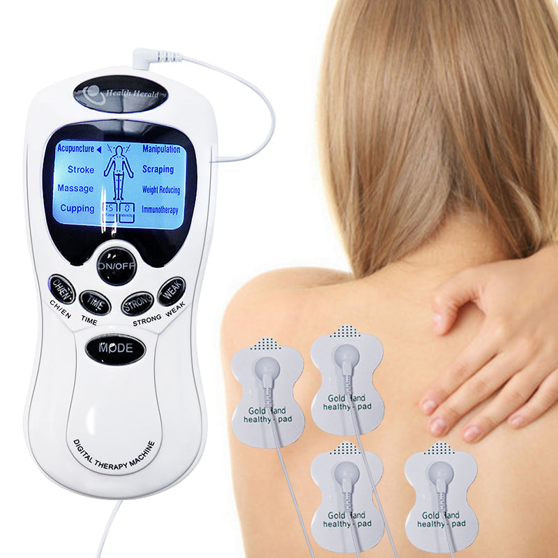 Dual Channel TENS Unit And EMS Muscle Stimulator For Effective Back Pain Relief Muscle Therapy And  3