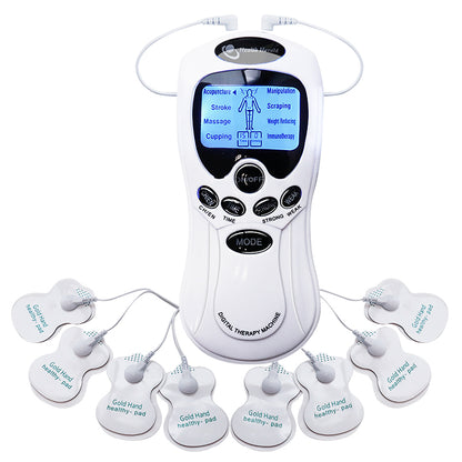 Dual Channel TENS Unit And EMS Muscle Stimulator For Effective Back Pain Relief Muscle Therapy And  4