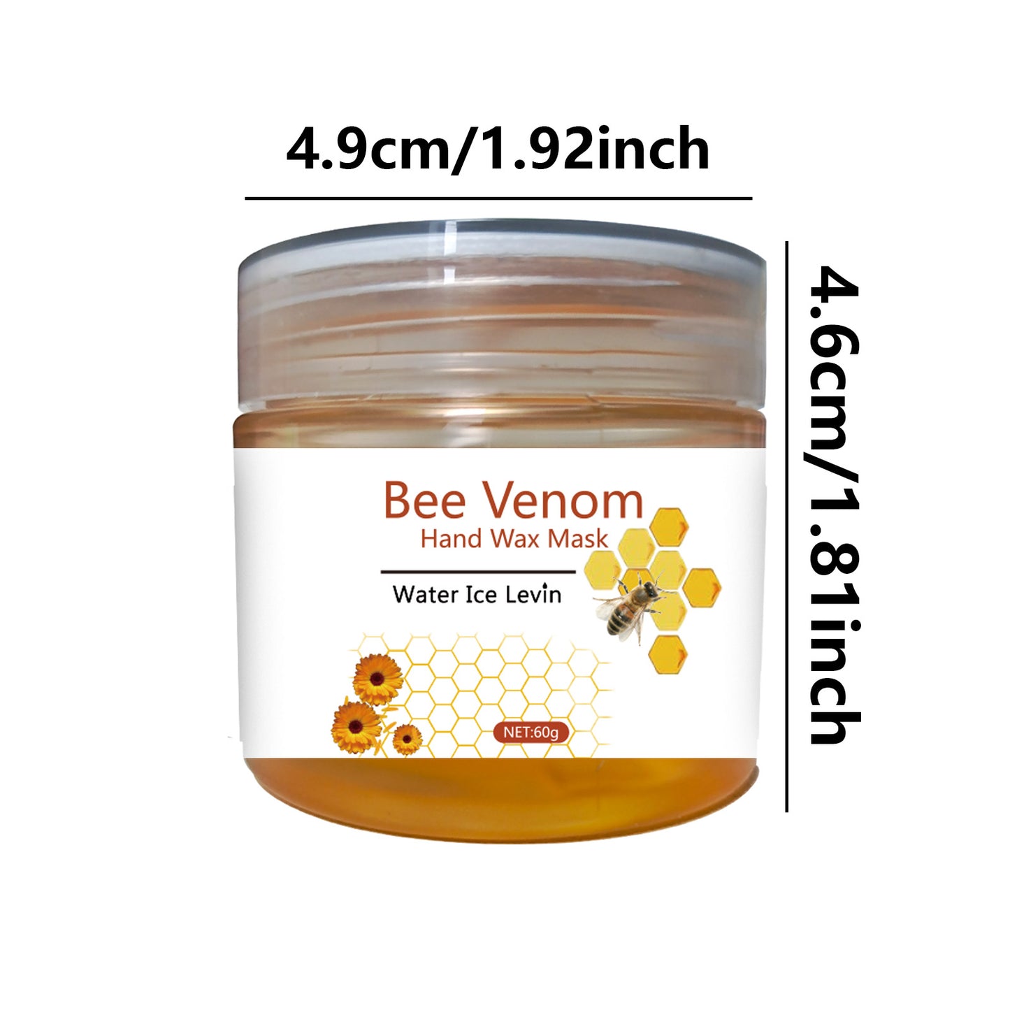 Honey Moisturizing Exfoliating Hand Wax Mask, Skin Nourishing Treatment, Repair Dry Rough Hands for Softness