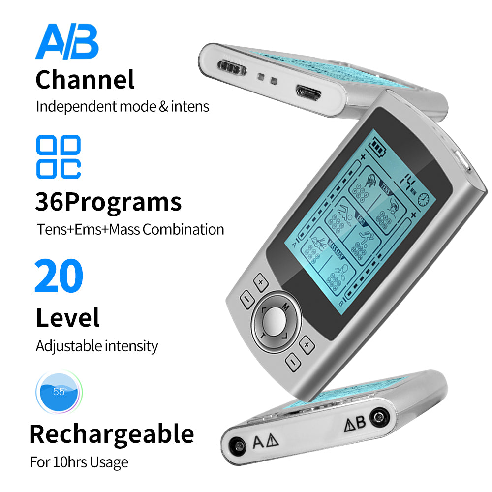 Professional 36Mode TENS Massager EMS Muscle Stimulator Digital Therapy For Pain Relief Body Slimmi 2
