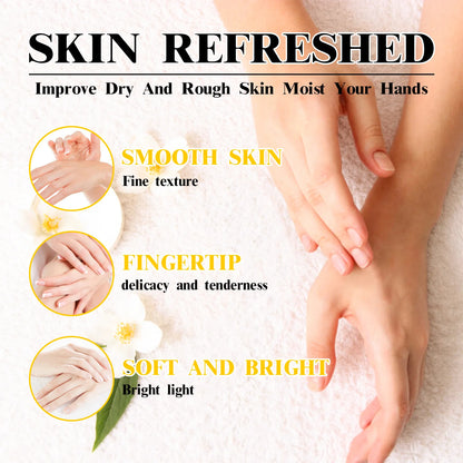 Milk And Honey Tear Off Hand Mask Moisturizing Nourishing Mask Repair Dry Hands Softens Skin Exfoli 2