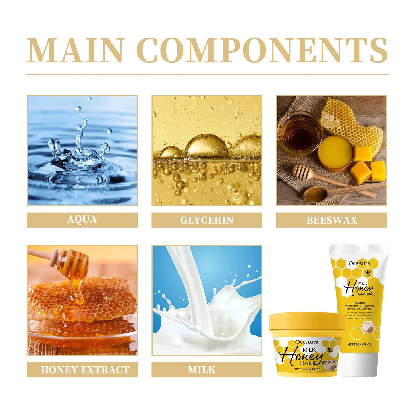Milk And Honey Tear Off Hand Mask Moisturizing Nourishing Mask Repair Dry Hands Softens Skin Exfoli 4