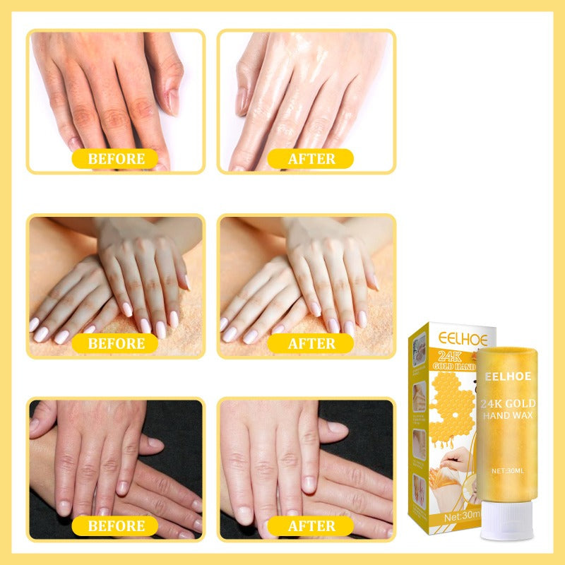 Mango Moisturizing Hand Wax With Beeswax Hand Mask Natural Nourish Soften Cream Scrub HandCare Mask 1