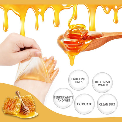 Mango Moisturizing Hand Wax With Beeswax Hand Mask Natural Nourish Soften Cream Scrub HandCare Mask 4